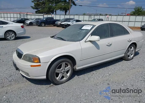 2000 Lincoln Ls V8 Auto z USA, uszkodzony, nr VIN 1LNHM87AXYY910378